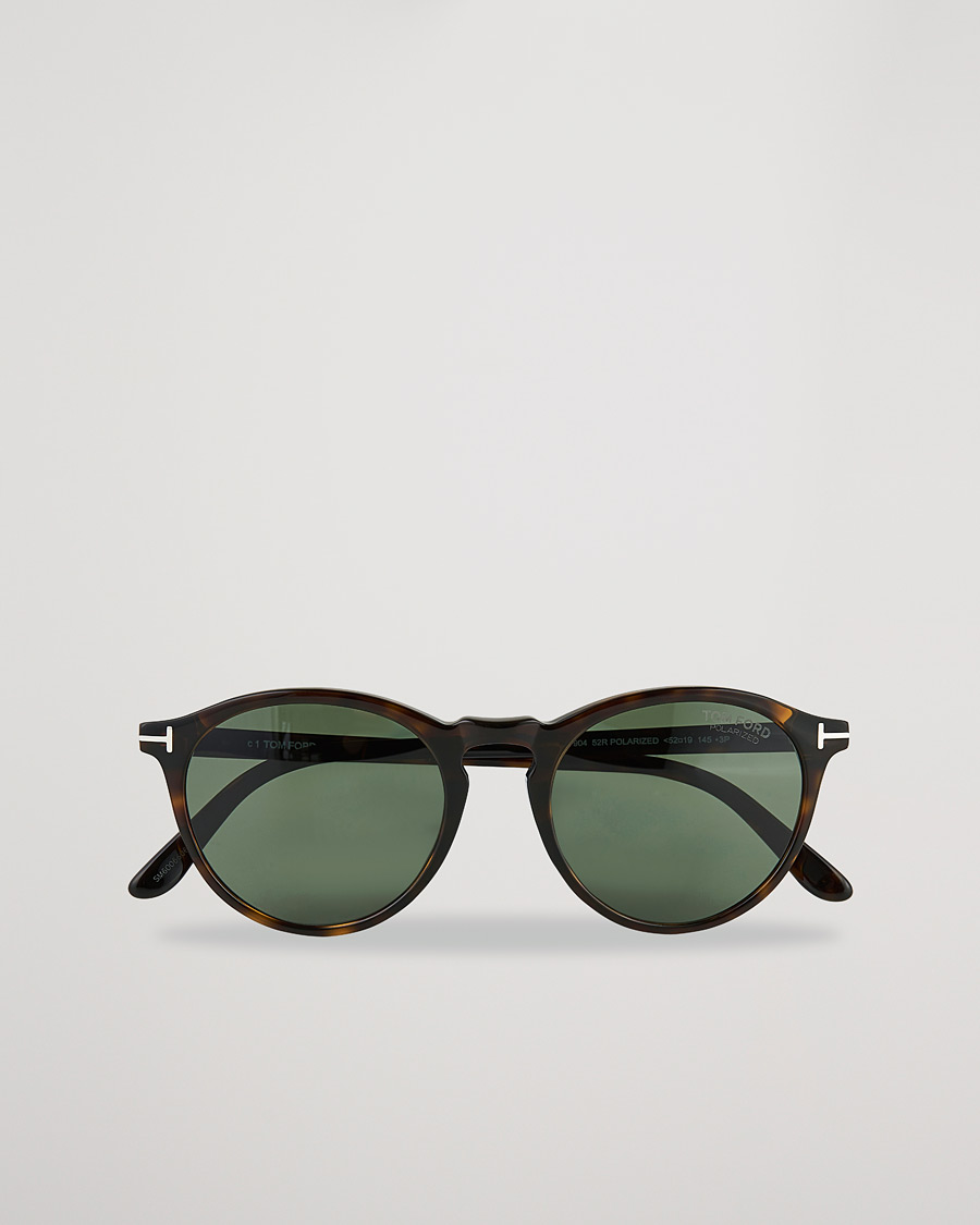 Herren | Tom Ford Aurele Polarized Sunglasses Dark Havana/Green | Tom Ford | Aurele Polarized Sunglasses Dark Havana/Green