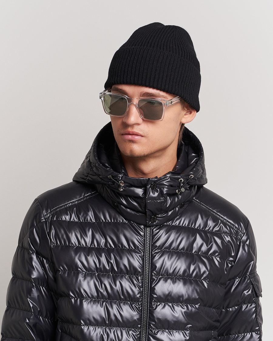 Herren | Moncler Lunettes Arcsecond Sunglasses Crystal/Green Mirror | Moncler Lunettes | Arcsecond Sunglasses Crystal/Green Mirror