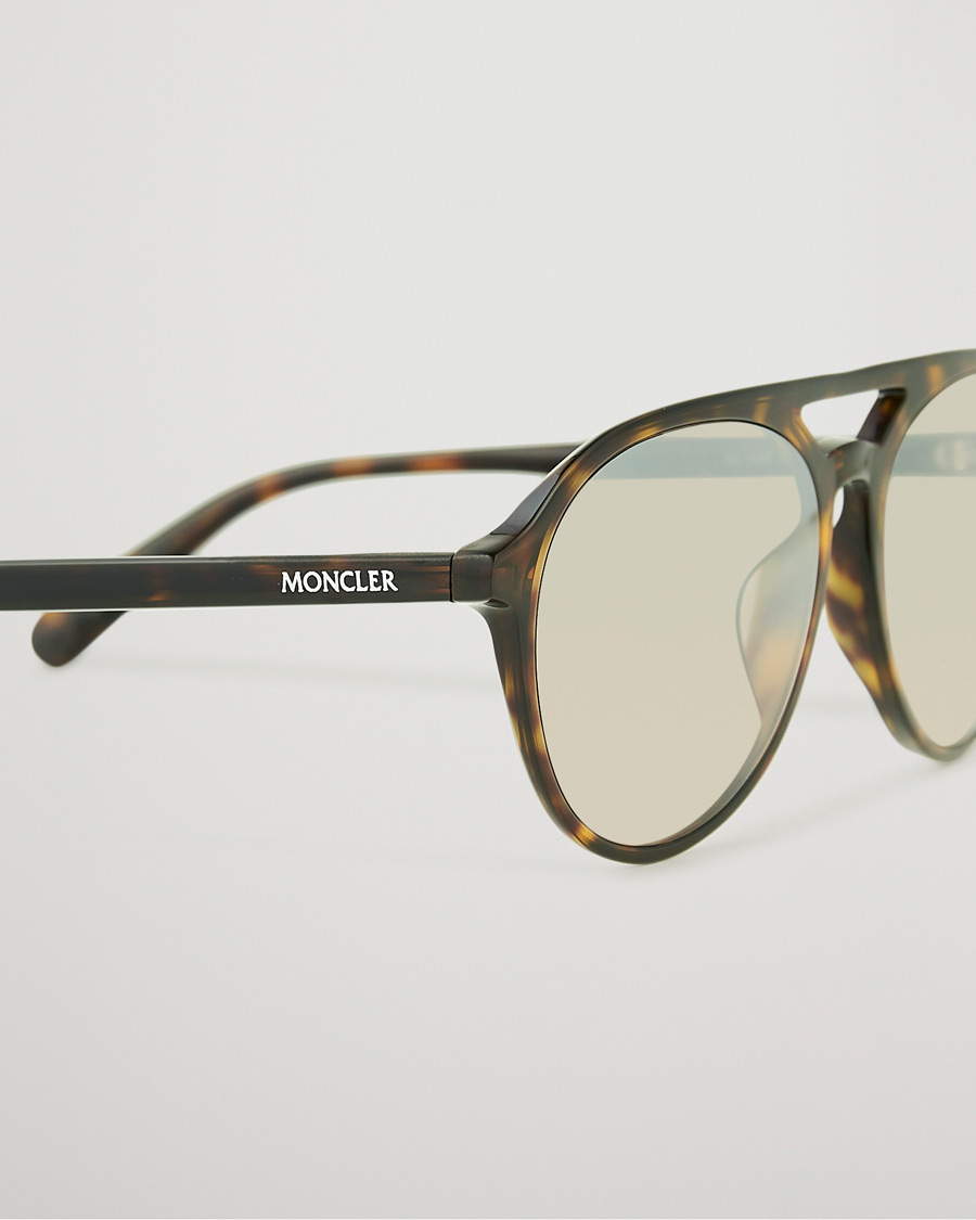 Herren | Moncler Lunettes ML0228 Sunglasses Dark Havana/Roviex | Moncler Lunettes | ML0228 Sunglasses Dark Havana/Roviex