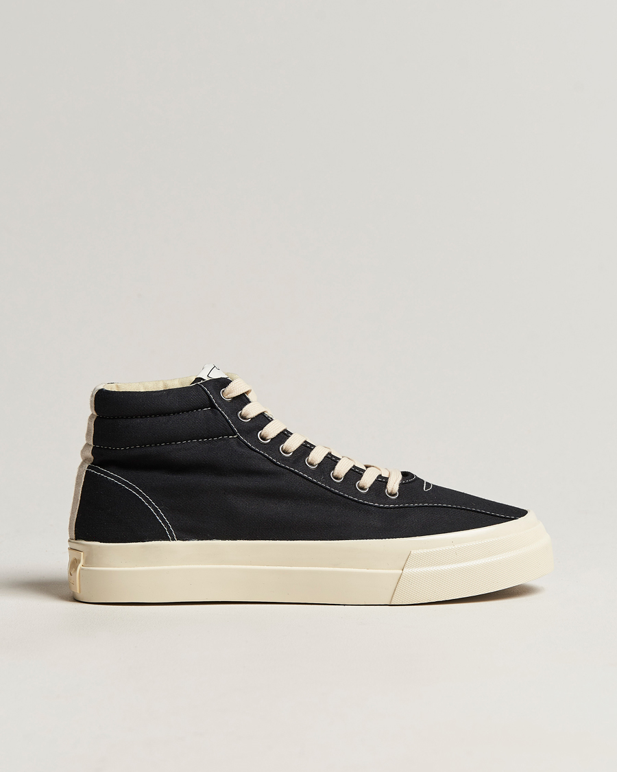 Herren | Stepney Workers Club Varden High Top Canvas Sneaker Black | Stepney Workers Club | Varden High Top Canvas Sneaker Black