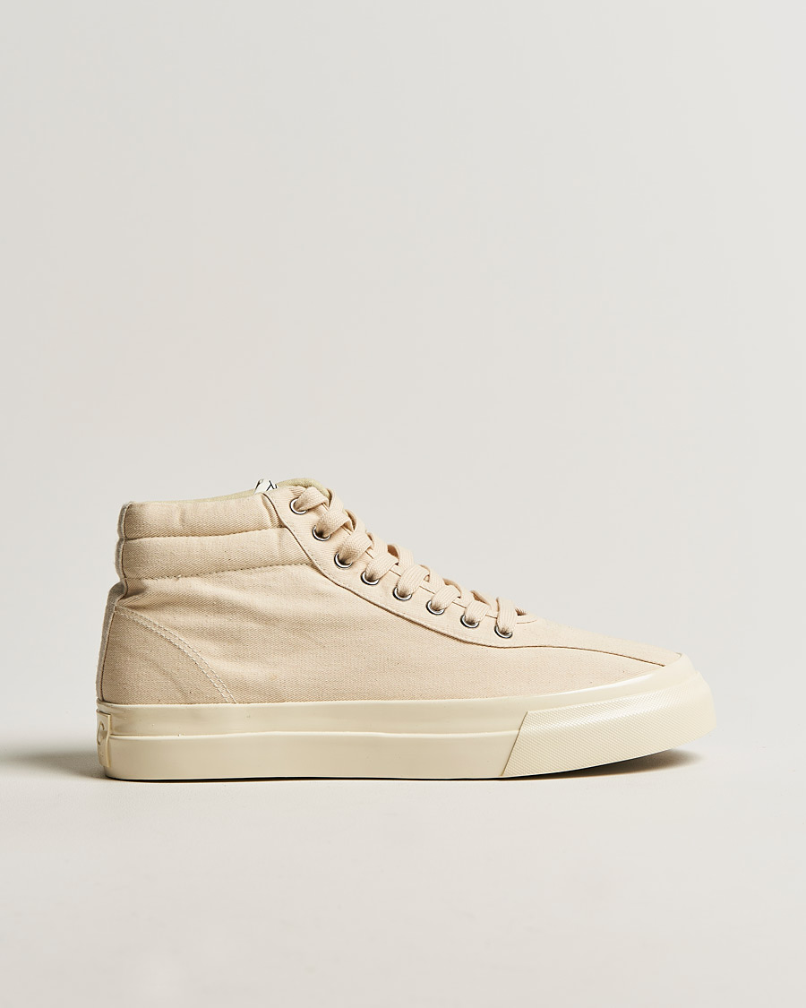 Herren | Stepney Workers Club Varden High Top Canvas Sneaker Ecru Raw | Stepney Workers Club | Varden High Top Canvas Sneaker Ecru Raw