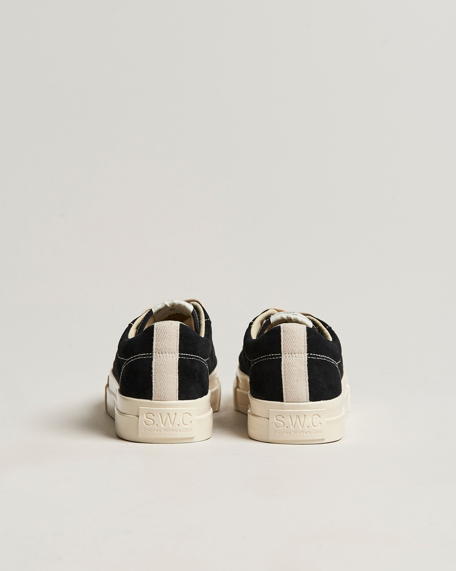 Herren | Sneaker | Stepney Workers Club | Dellow Suede Sneaker Black/Ecru