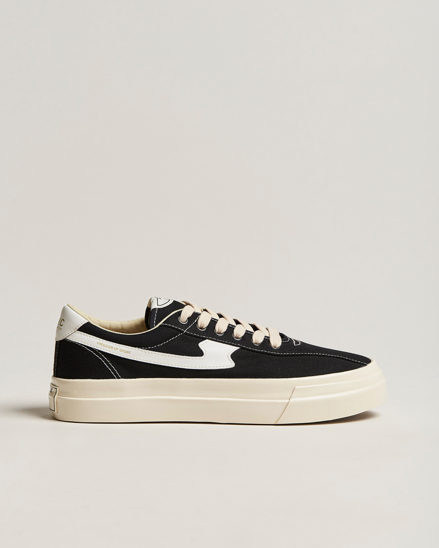 Herren | Stepney Workers Club Dellow S-Strike Canvas Sneaker Black/White | Stepney Workers Club | Dellow S-Strike Canvas Sneaker Black/White