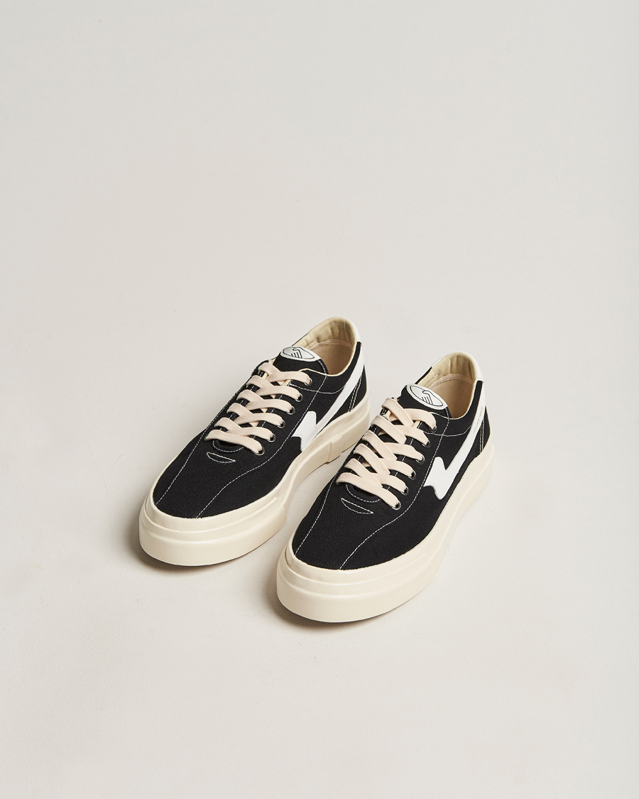 Herren | Stepney Workers Club Dellow S-Strike Canvas Sneaker Black/White | Stepney Workers Club | Dellow S-Strike Canvas Sneaker Black/White