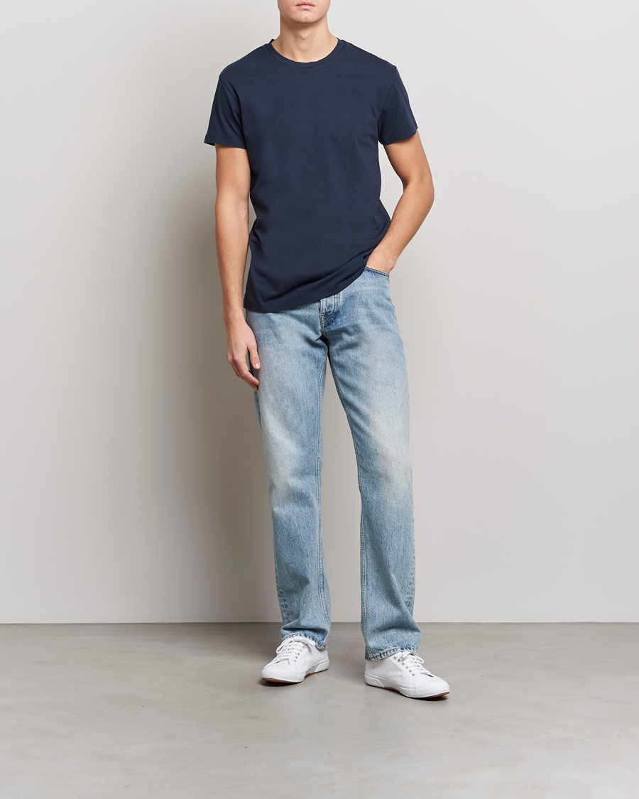 Herren | T-Shirts | Samsøe Samsøe | Kronos Crew Neck Tee Total Eclipse