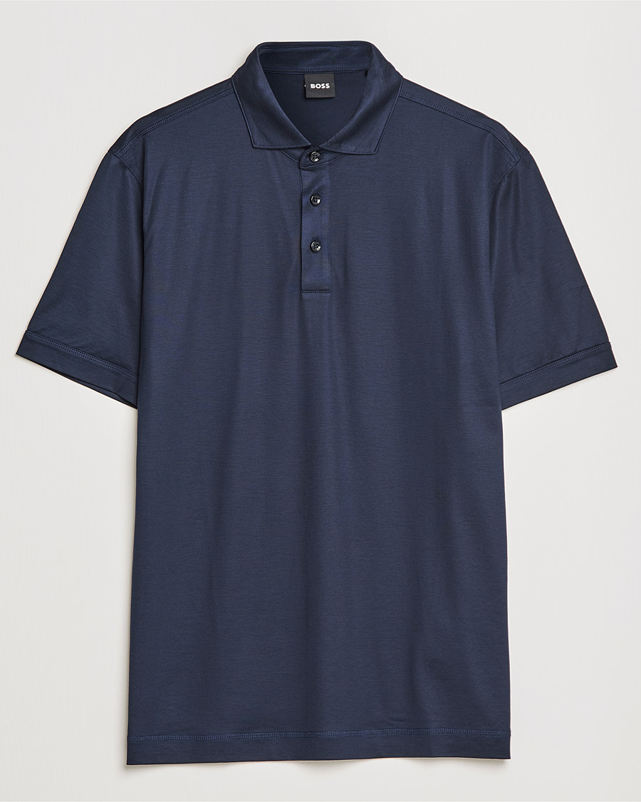 Herren | Poloshirts | BOSS BLACK | Press Polo Dark Blue