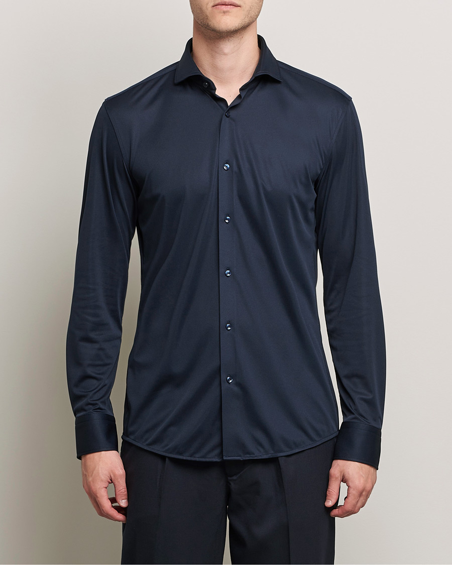 Herren | Hemden | BOSS BLACK | Hank Performance Stretch Shirt Navy