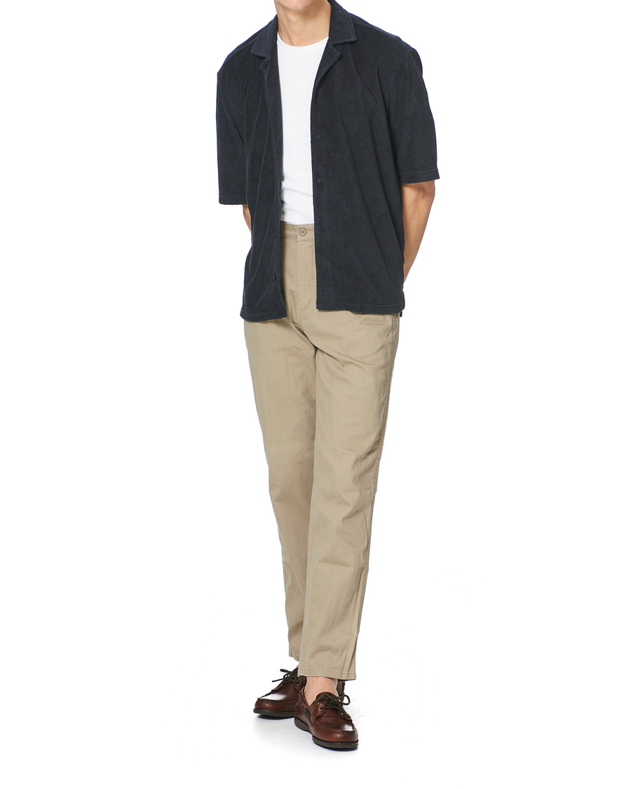 Herren | Hemden | BOSS BLACK | BOSS Lars Terry Short Sleeve Shirt Dark Blue