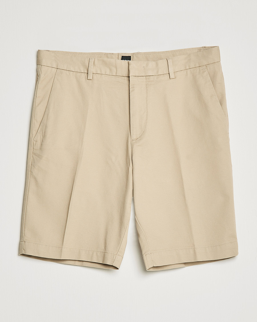 Herren | Shorts | BOSS BLACK | BOSS Slice Chino Shorts Light Beige