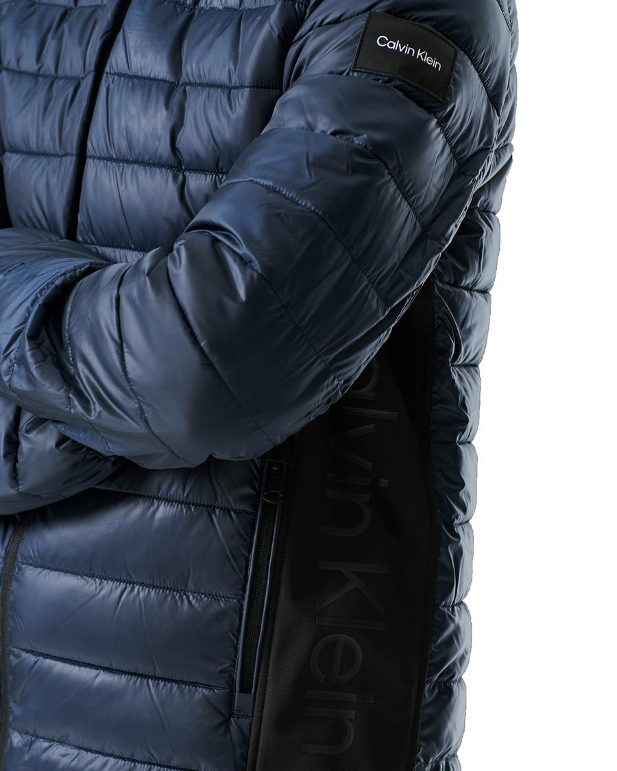 Herren | Jacken | Calvin Klein | Recycled Side Logo Down Jacket Navy