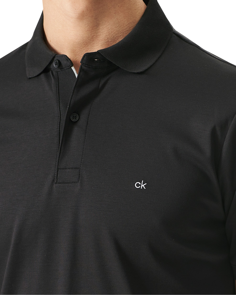 Herren | Poloshirts | Calvin Klein | Liquid Touch Slim Fit Polo Black
