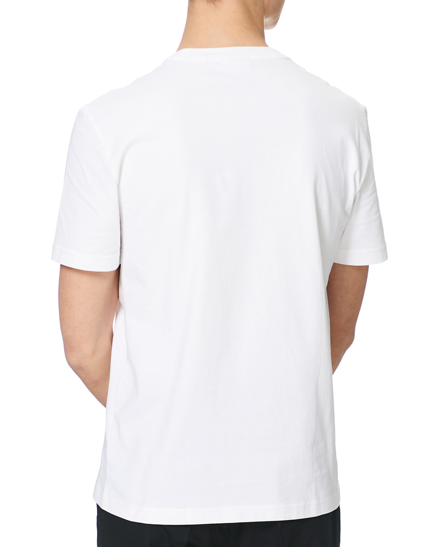 Herren | T-Shirts | Calvin Klein | Cotton Embroidery Logo Crew Neck T-Shirt White