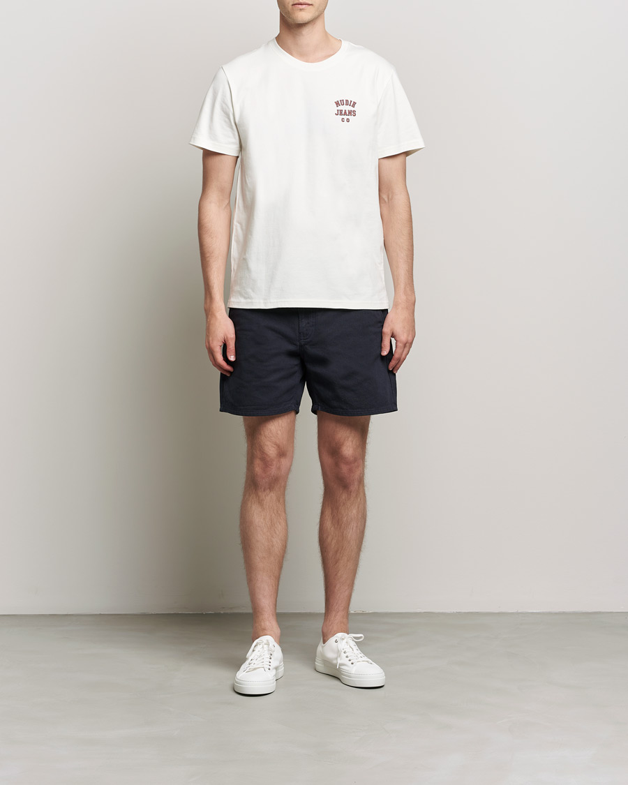 Herren | Shorts | Nudie Jeans | Luke Worker Shorts Navy