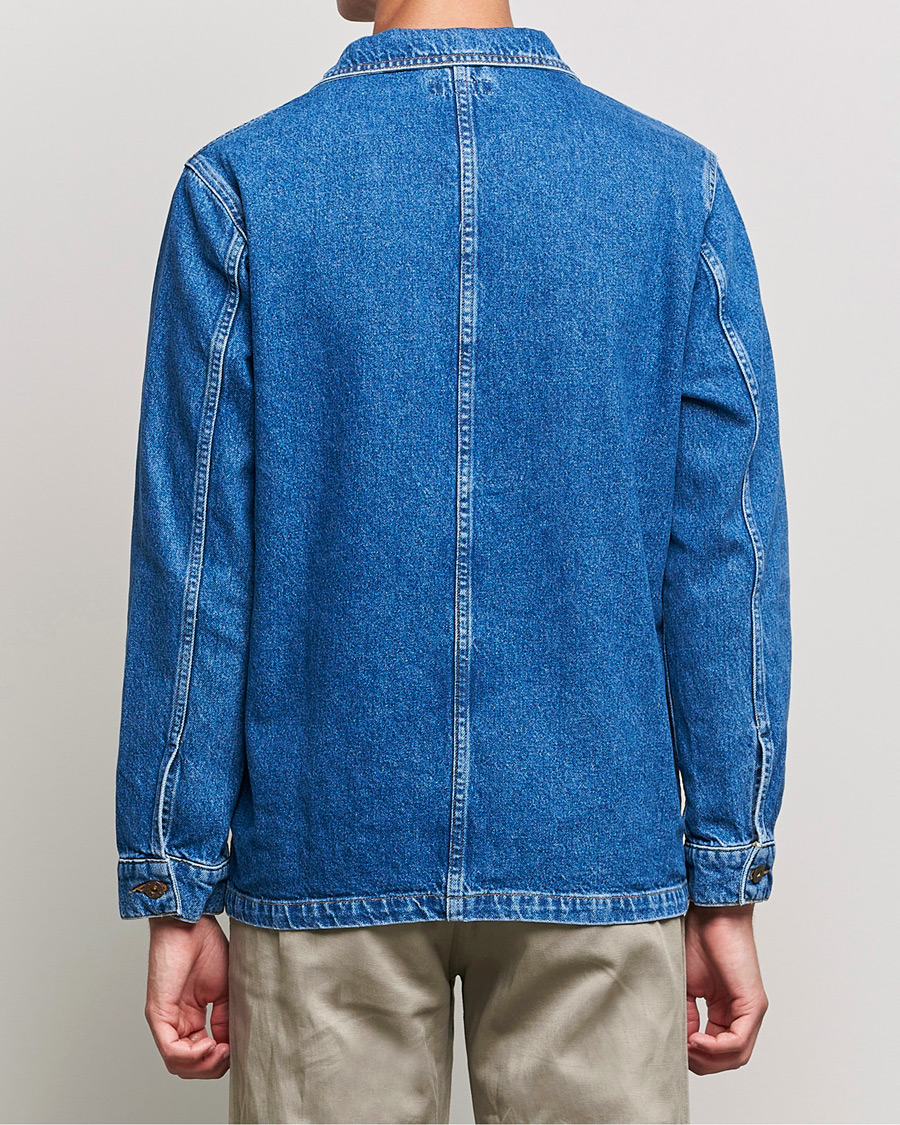 Herren | Hemden | Nudie Jeans | Barney Worker Denim Overshirt 90s Blue Denim