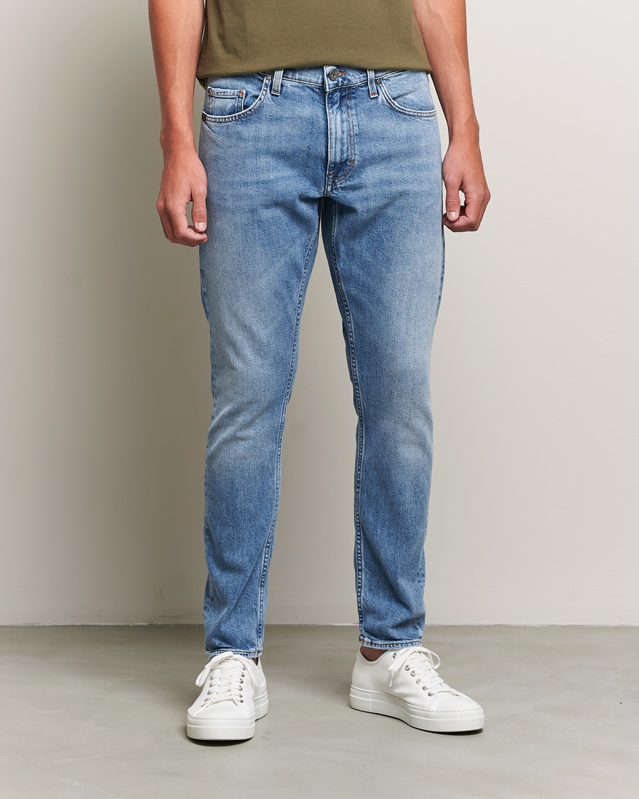 Herren | Jeans | Tiger of Sweden | Pistolero Stretch Cotton Jeans Meduim Blue