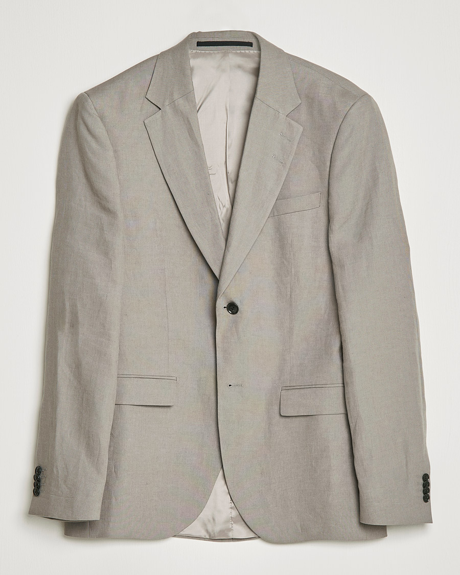 Herren | Sakkos | Tiger of Sweden | Jamonte Linen Blazer Lead Grey