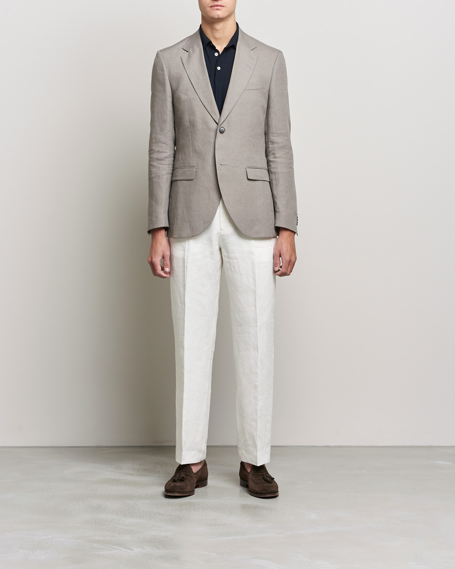 Herren | Sakkos | Tiger of Sweden | Jamonte Linen Blazer Lead Grey