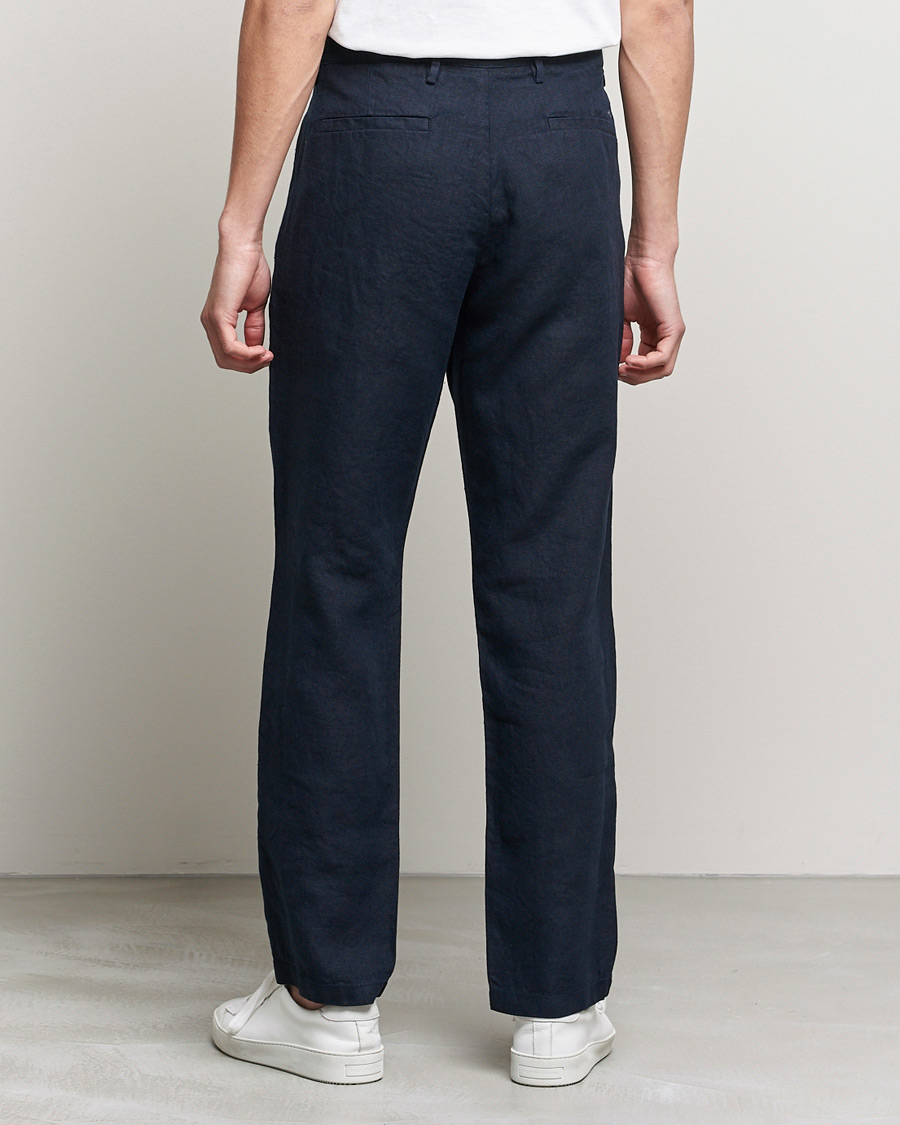 Herren | Hosen | NN07 | Karl Linen Trousers Navy