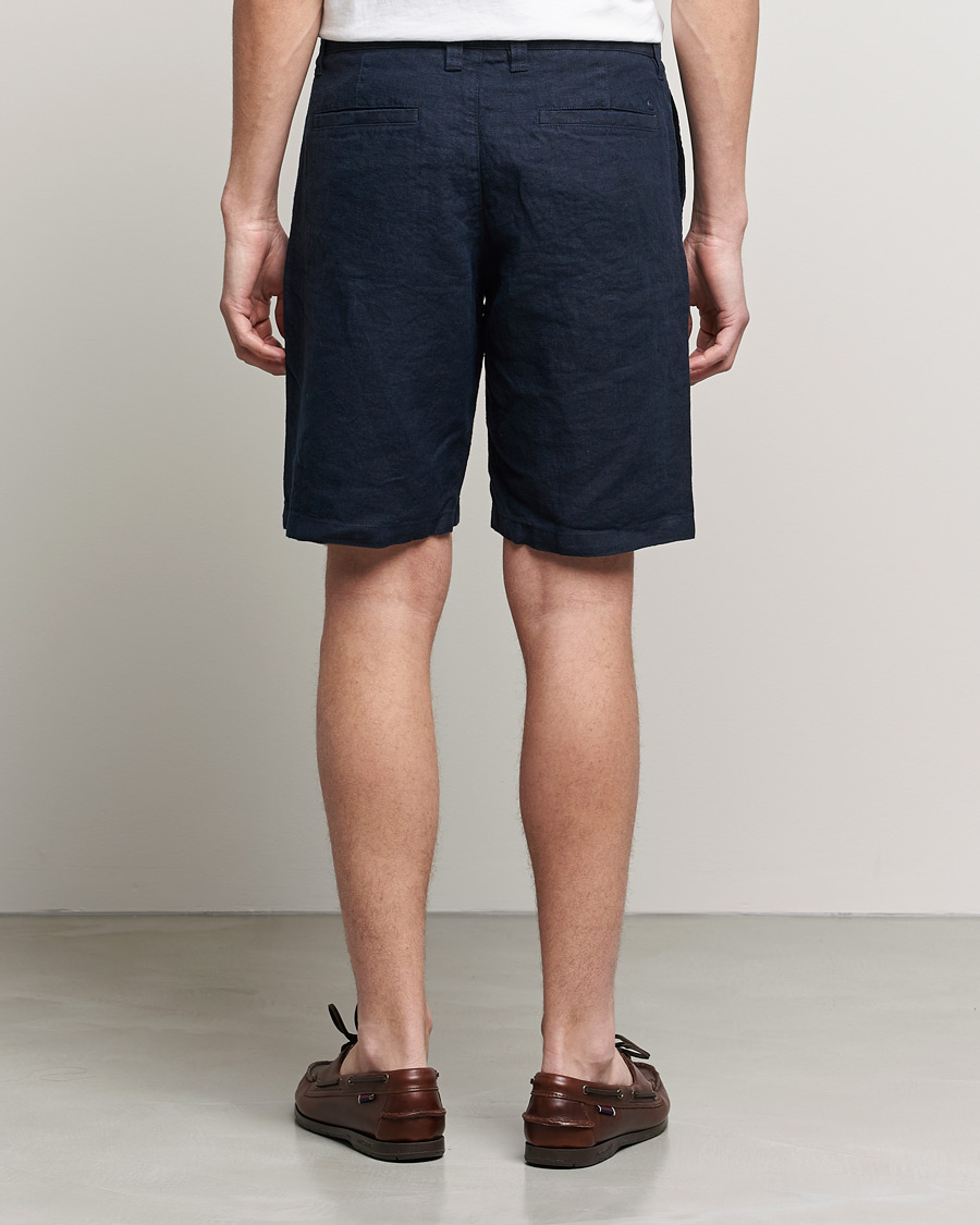 Herren | Shorts | NN07 | Crown Linen Shorts Navy