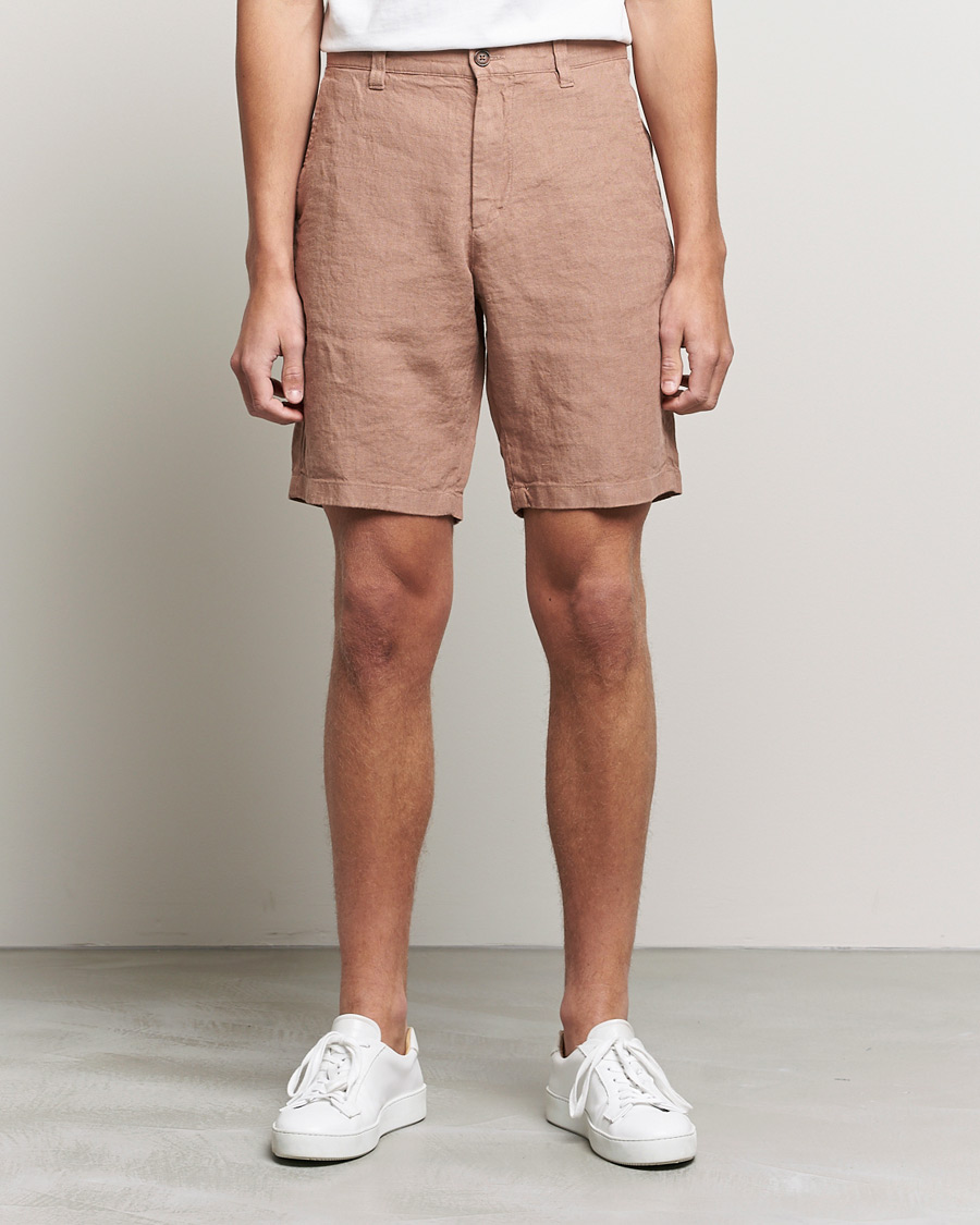 Herren | Shorts | NN07 | Crown Linen Shorts Nougat