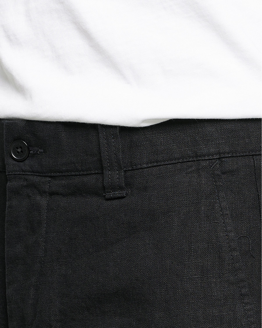 Herren | Shorts | NN07 | Crown Linen Shorts Black