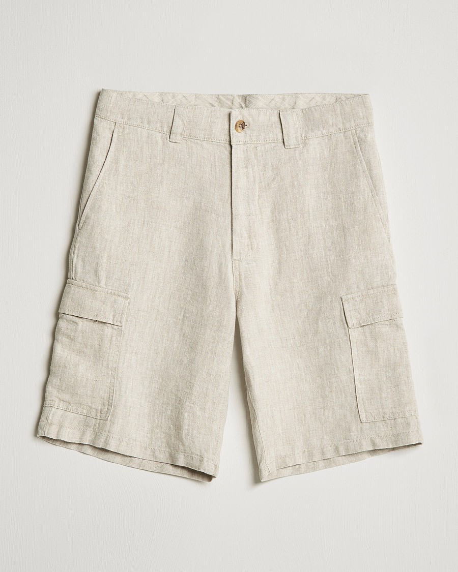 Herren | Shorts | NN07 | Arnie Cargo Linen Shorts Oat