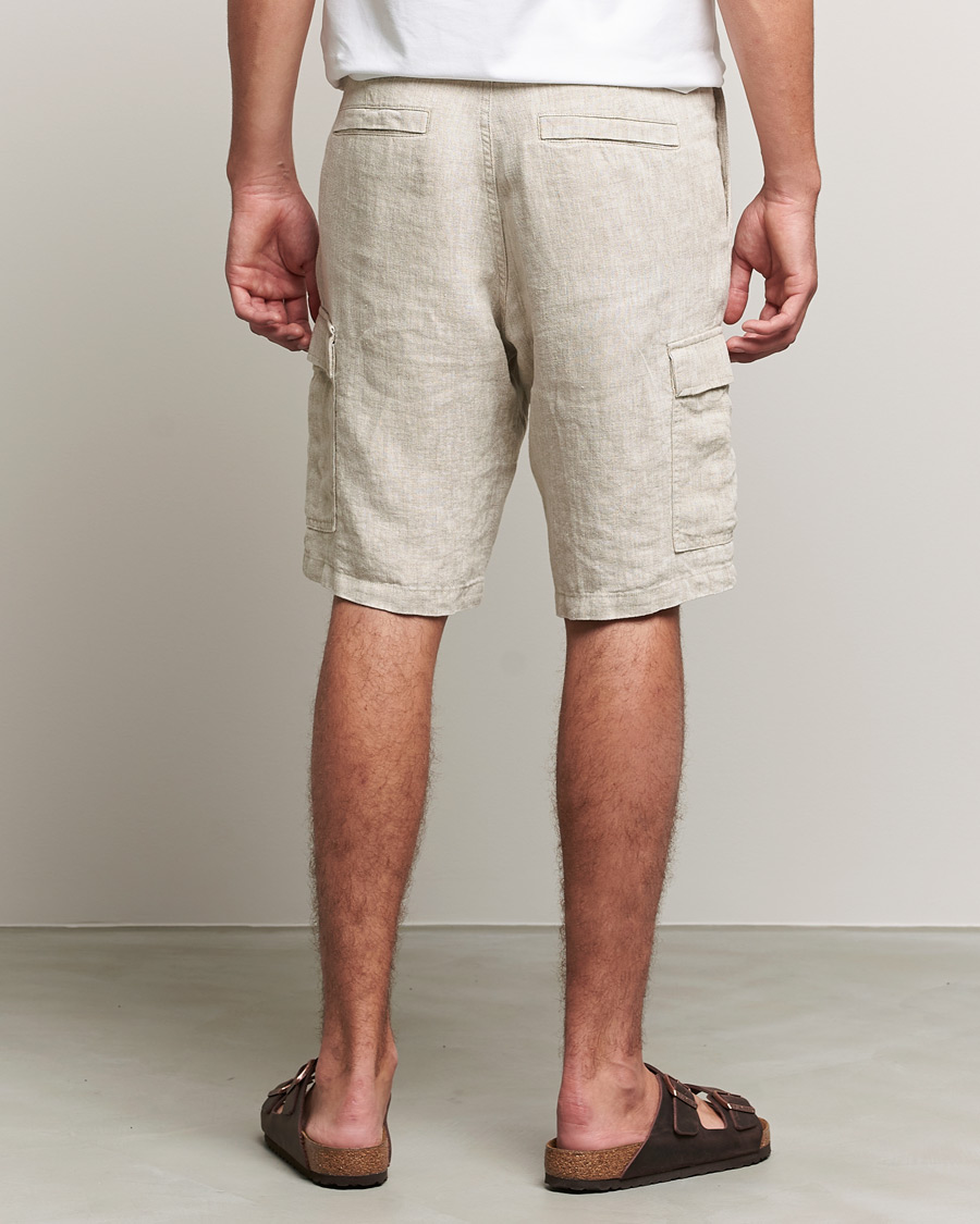 Herren | Shorts | NN07 | Arnie Cargo Linen Shorts Oat