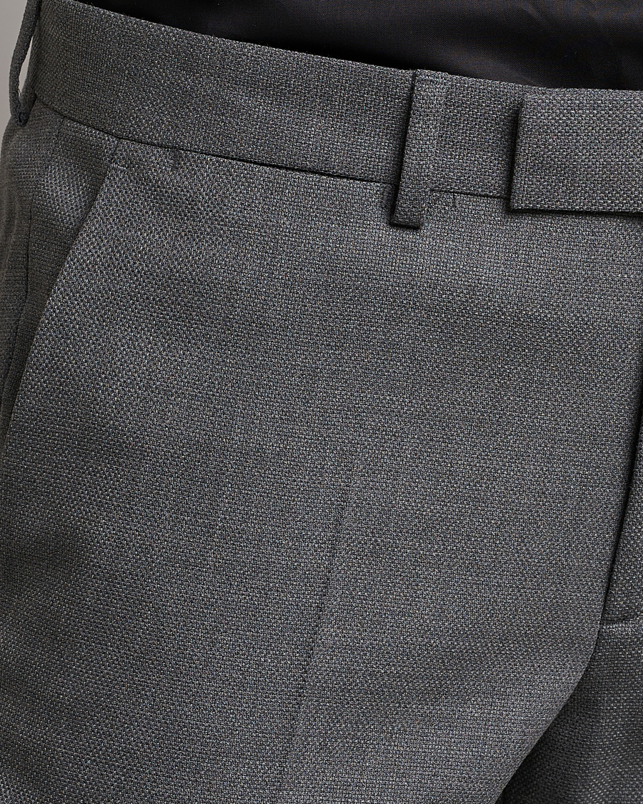 Herren | Hosen | J.Lindeberg | Grant Active Hopsack Pants Grey Melange