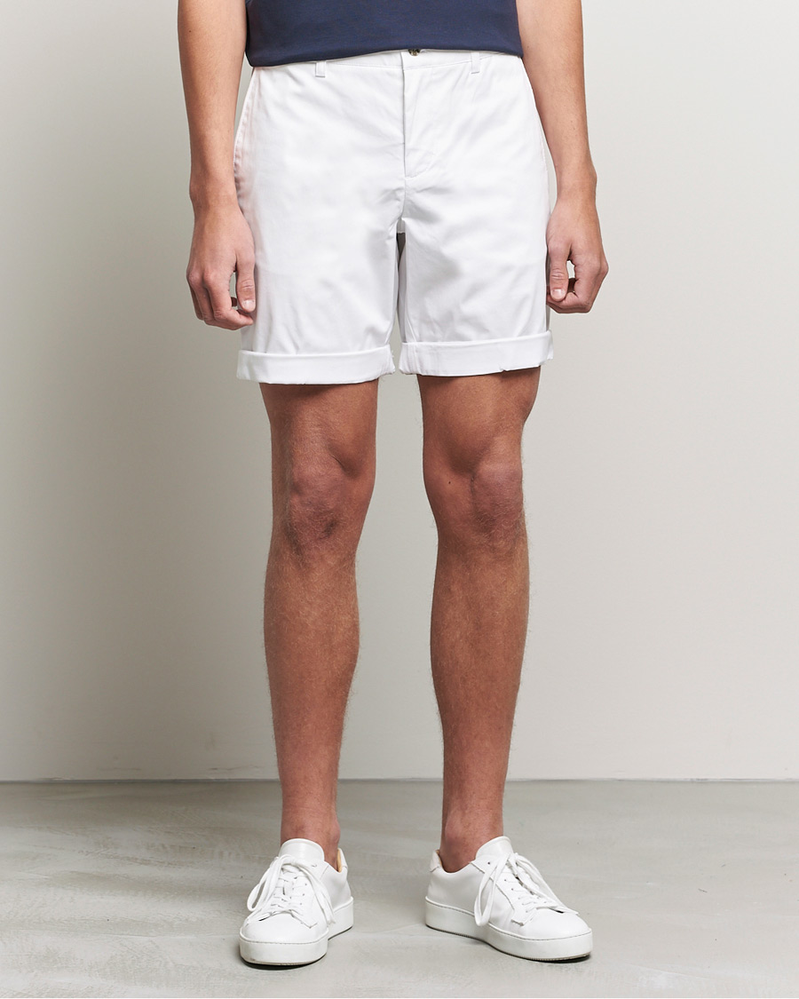 Herren | Shorts | J.Lindeberg | Nathan Super Satin Shorts White