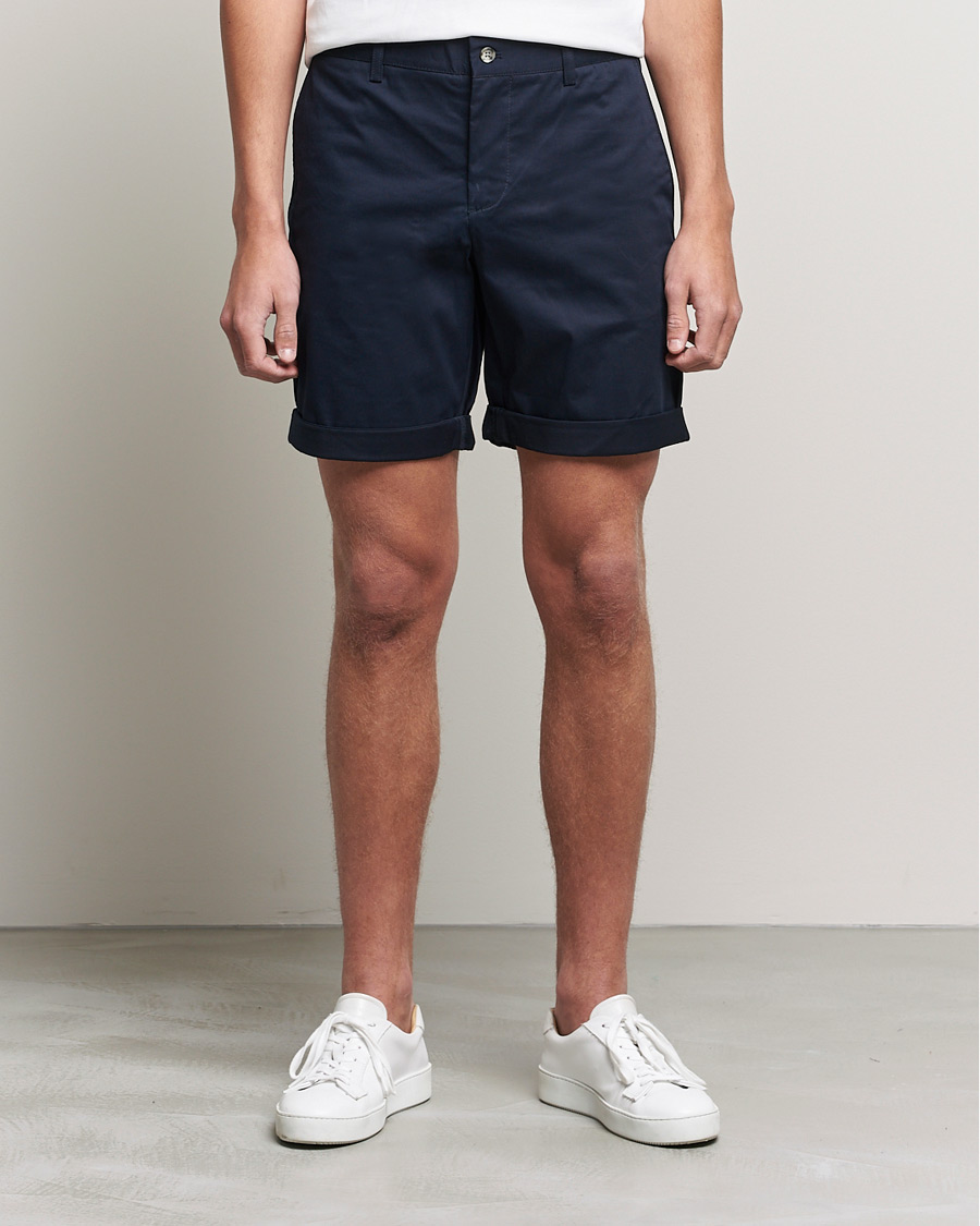 Herren | Shorts | J.Lindeberg | Nathan Super Satin Shorts Navy