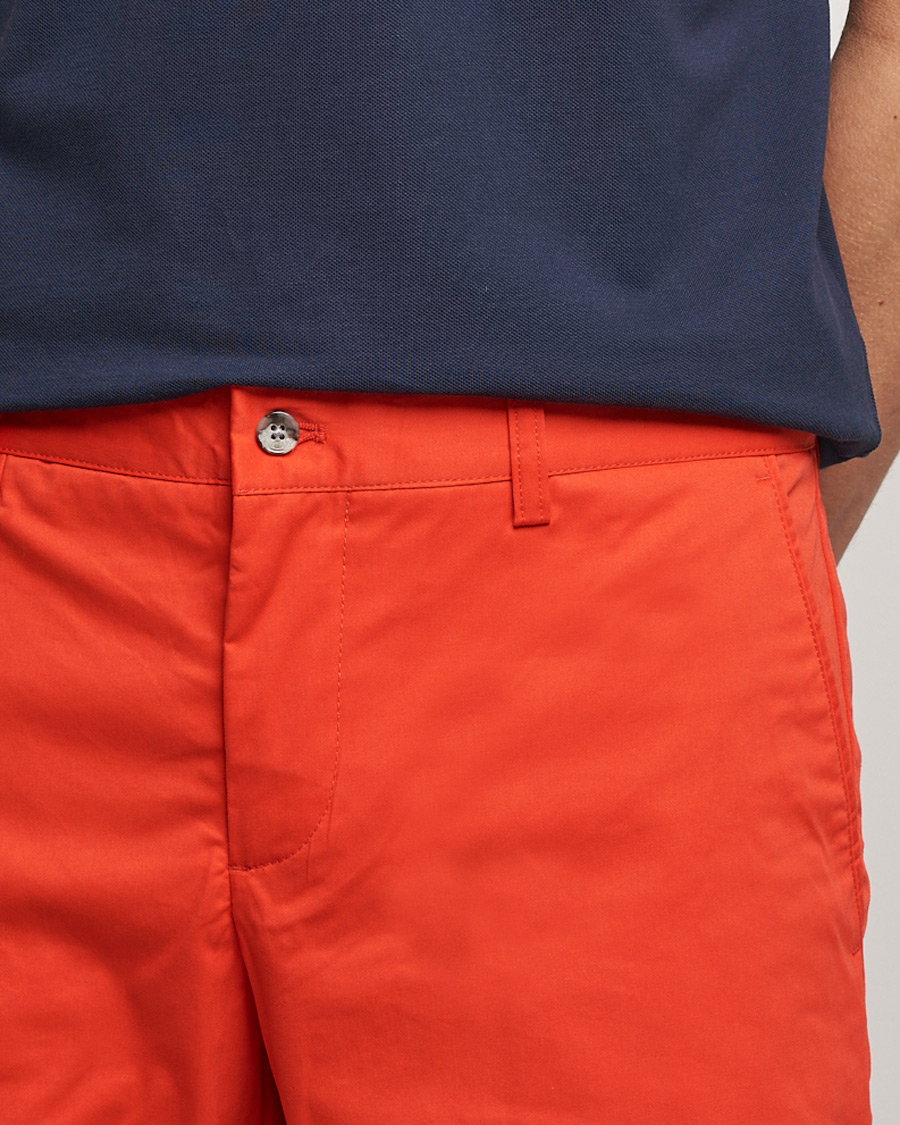 Herren | Shorts | J.Lindeberg | Nathan Super Satin Shorts Flame Scarlet