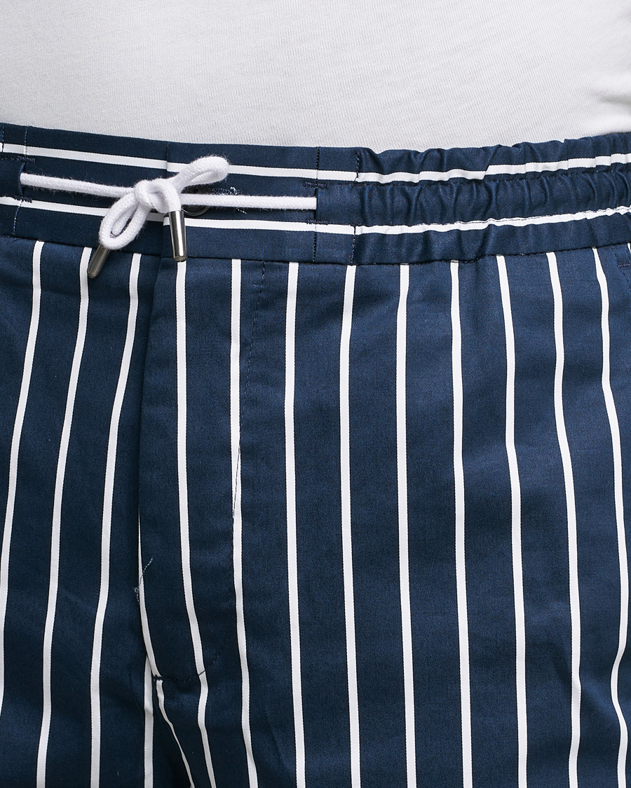 Herren | Shorts | J.Lindeberg | Earl Stripe Resort Shorts Navy
