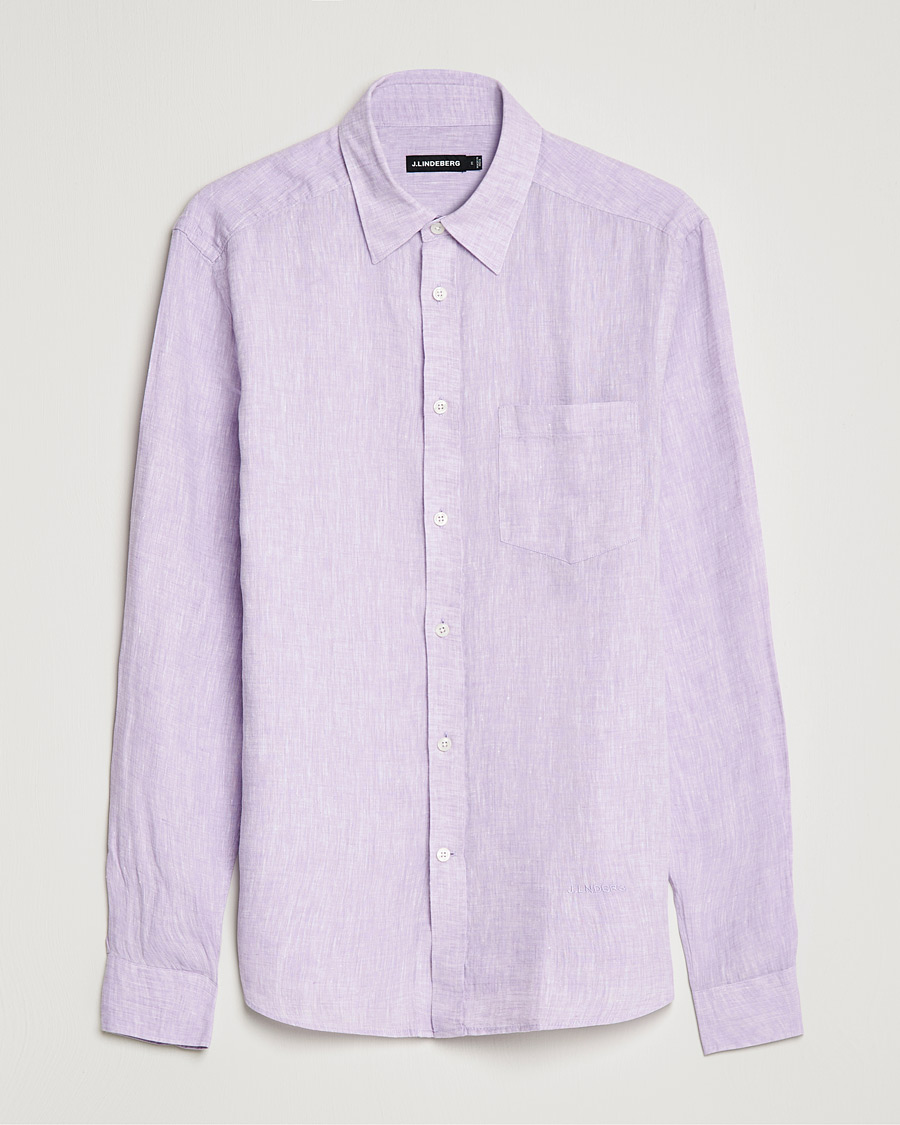 Herren | Hemden | J.Lindeberg | Linen Melange Slim Shirt Rhapsody
