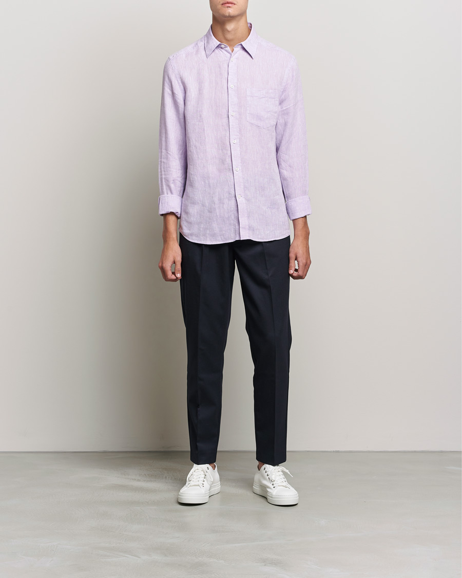 Herren | Hemden | J.Lindeberg | Linen Melange Slim Shirt Rhapsody