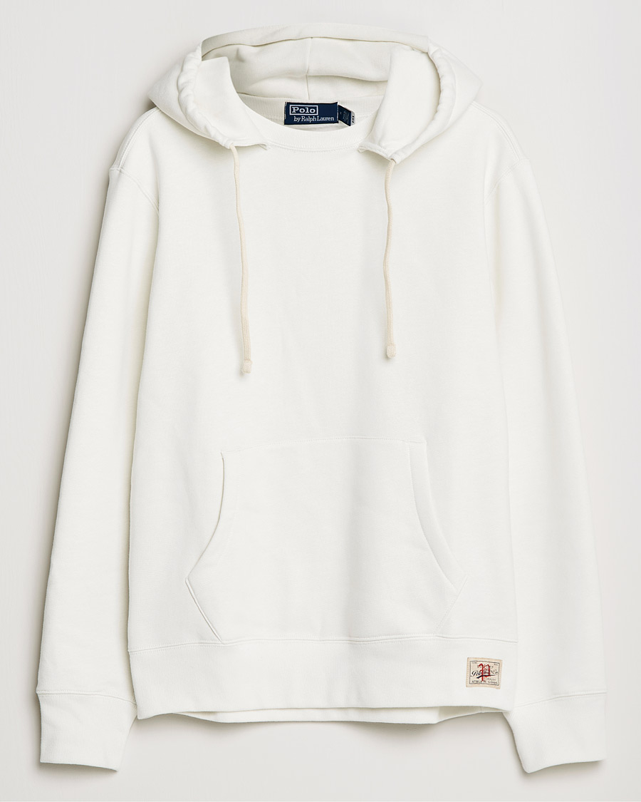 Herren | Pullover | Polo Ralph Lauren | Vintage Fleece Hoodie Deckwash White