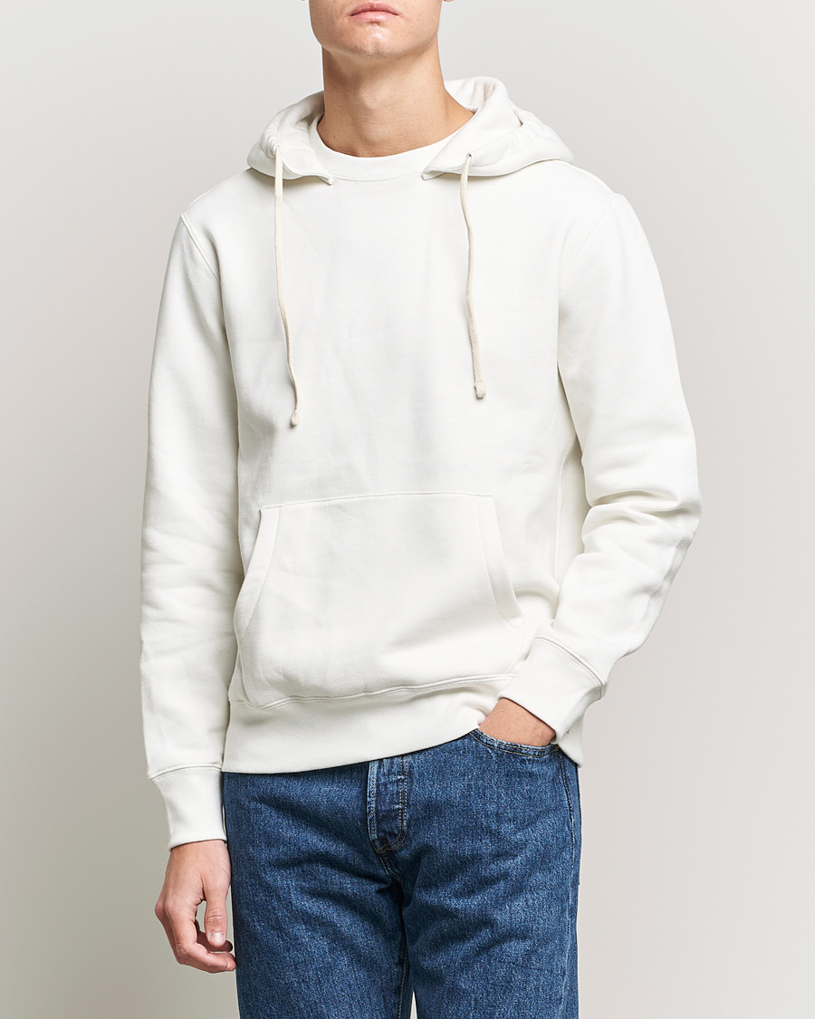 Herren | Pullover | Polo Ralph Lauren | Vintage Fleece Hoodie Deckwash White