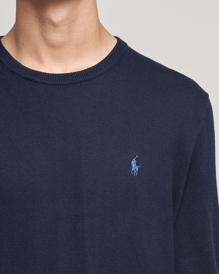 Herren | Pullover | Polo Ralph Lauren | Cotton/Cashmere Crew Neck Pullover Hunter Navy