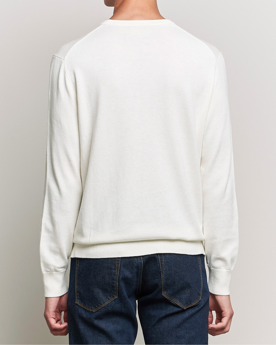 Herren | Pullover | Polo Ralph Lauren | Cotton/Cashmere Crew Neck Pullover Deckwash White