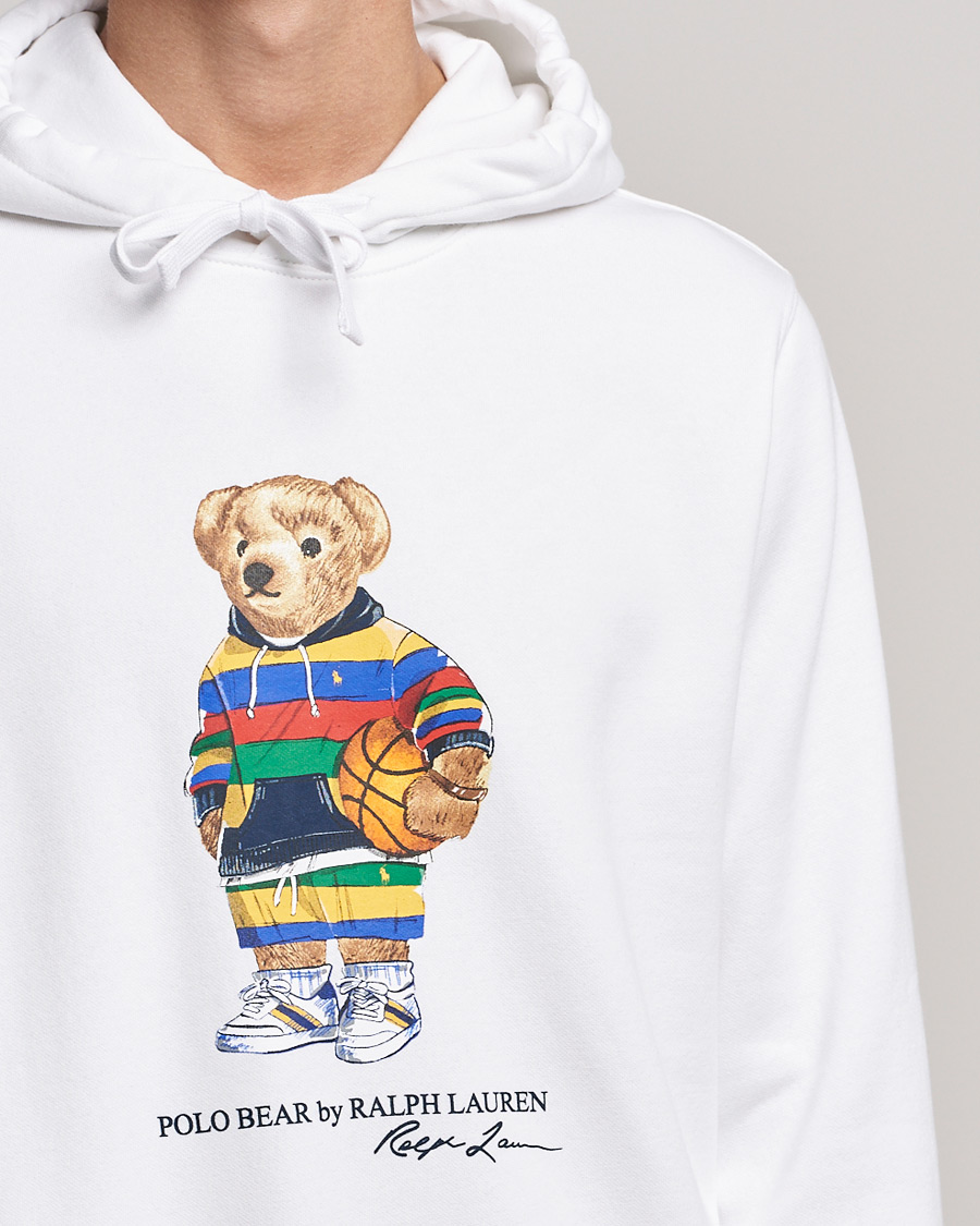 Herren | Pullover | Polo Ralph Lauren | Printed Active Bear Hoodie White