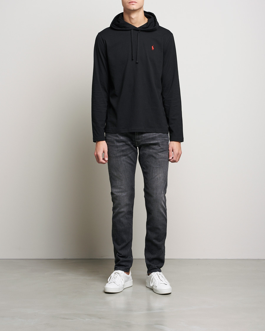 Herren | Pullover | Polo Ralph Lauren | Long Sleeve Hooded T-Shirt Polo Black