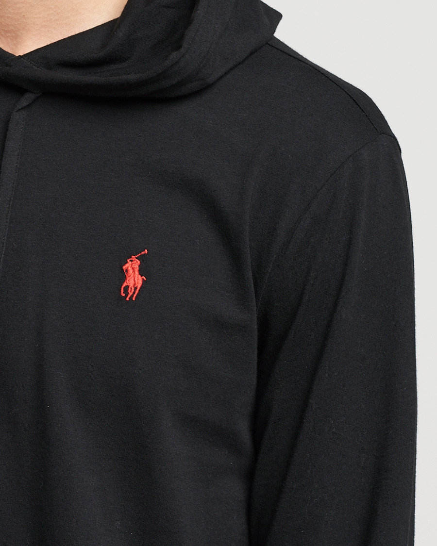 Herren | Pullover | Polo Ralph Lauren | Long Sleeve Hooded T-Shirt Polo Black