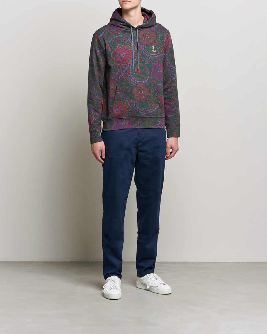 Herren | Pullover | Polo Ralph Lauren | Double Knit Paisley Hoodie Multi
