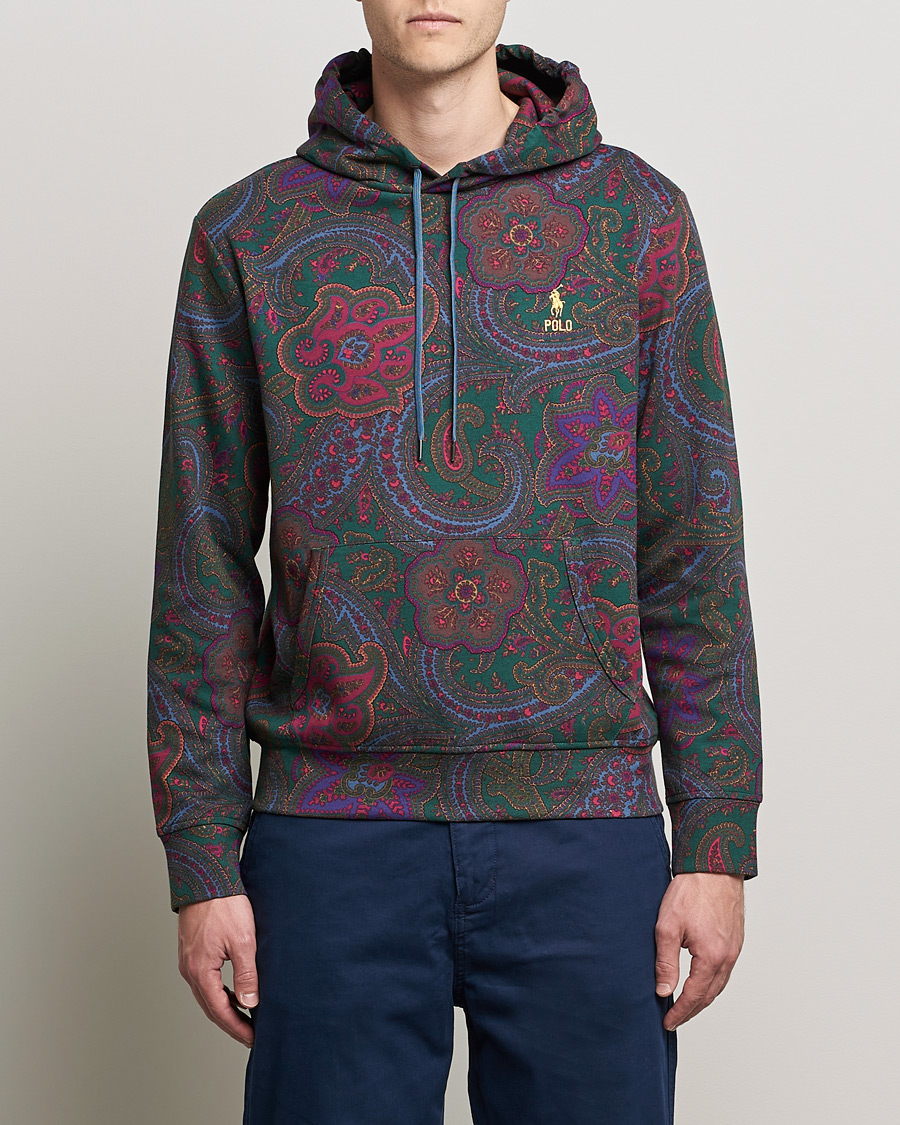 Herren | Pullover | Polo Ralph Lauren | Double Knit Paisley Hoodie Multi