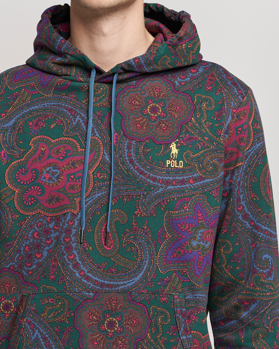 Herren | Pullover | Polo Ralph Lauren | Double Knit Paisley Hoodie Multi