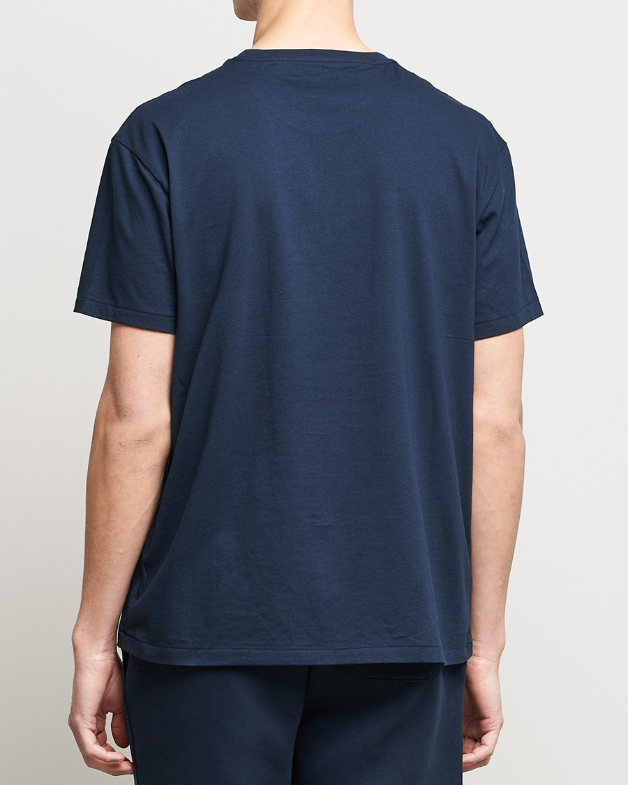 Herren | T-Shirts | Polo Ralph Lauren | Paisley Retro Logo Crew Neck Tee Aviator Navy