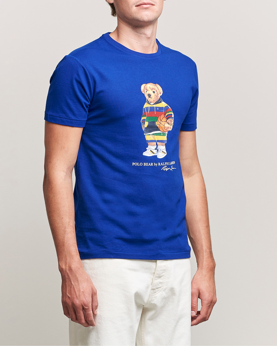 Herren | T-Shirts | Polo Ralph Lauren | Printed Active Bear Crew Neck Tee Heritage Royal