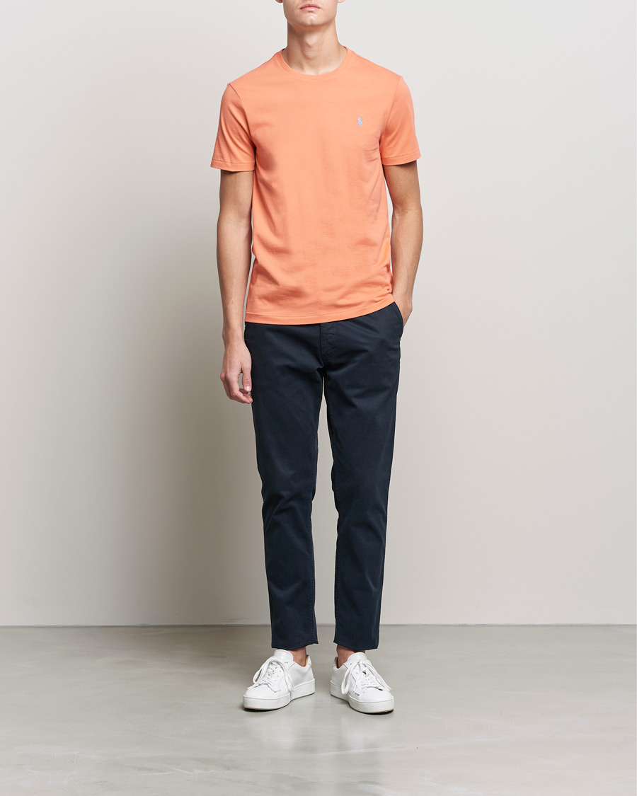 Herren | T-Shirts | Polo Ralph Lauren | Crew Neck Tee Deep Mango