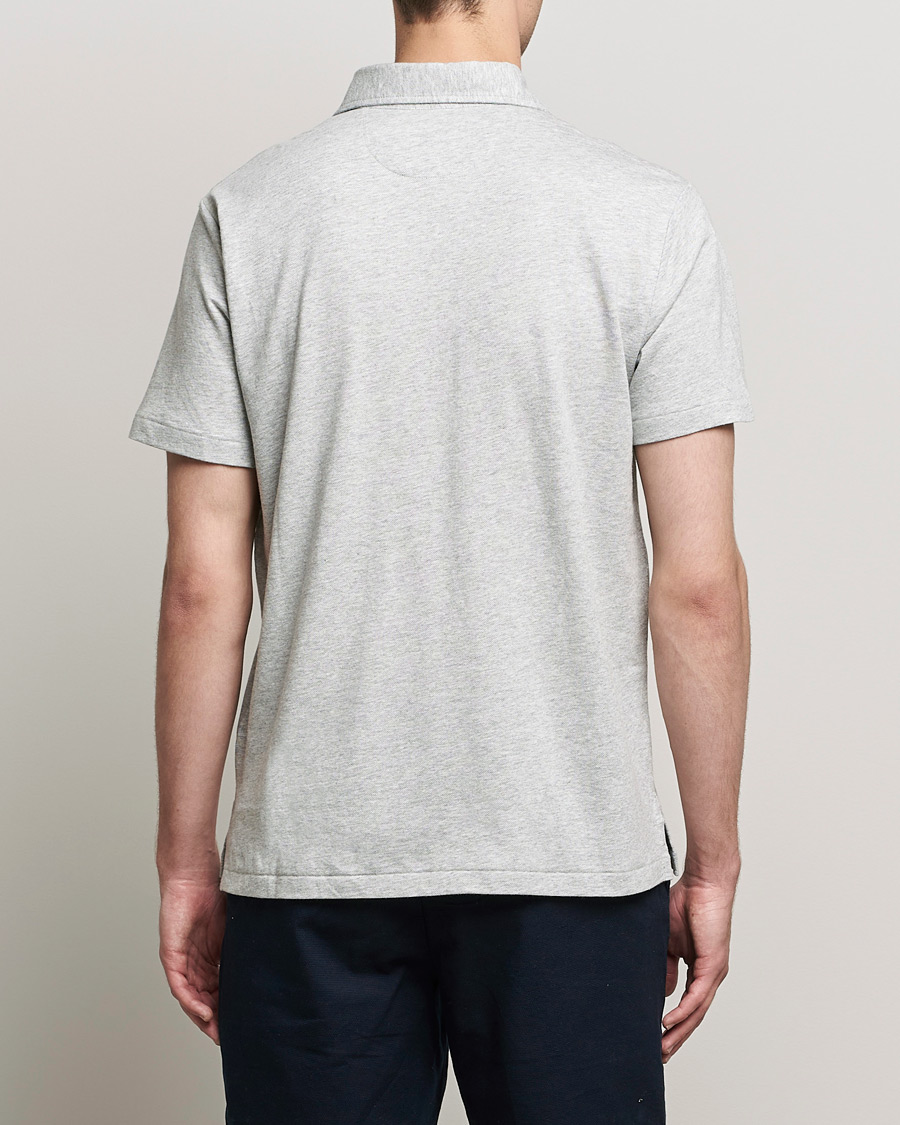 Herren | Poloshirts | Polo Ralph Lauren | Custom Slim Fit Cotton/Linen Polo Andover Heather