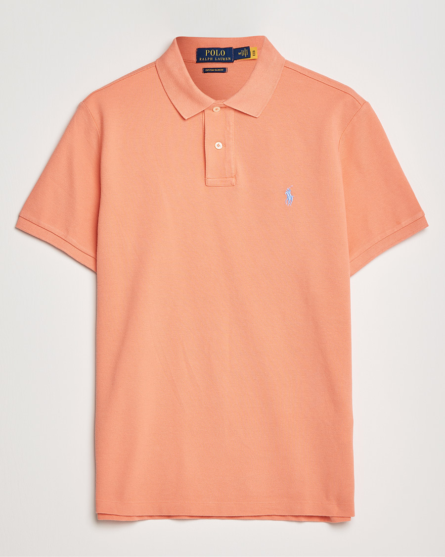 Herren | Poloshirts | Polo Ralph Lauren | Custom Slim Fit Polo Deep Mango