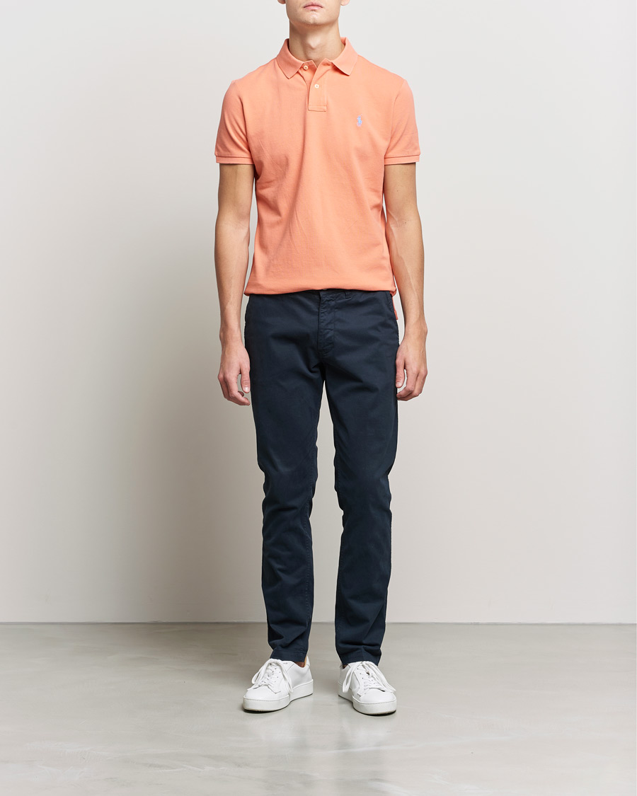 Herren | Poloshirts | Polo Ralph Lauren | Custom Slim Fit Polo Deep Mango